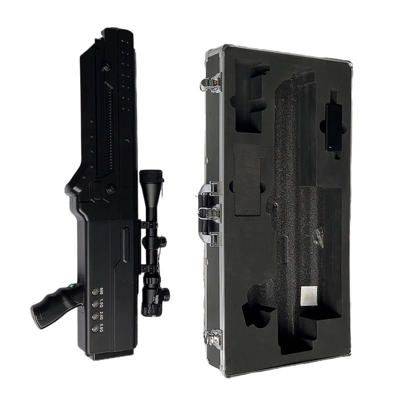  东辽手持便携式枪型低空防御反制四通道A型