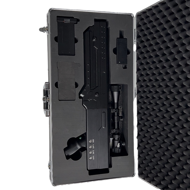  东辽手持便携式枪型低空防御反制四通道B型