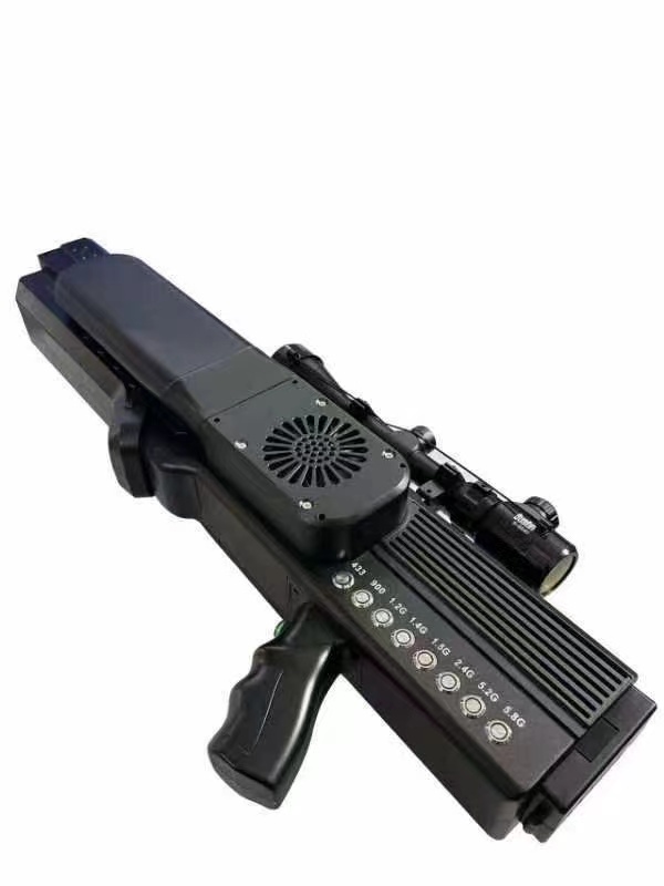  东辽手持便携式枪型低空防御反制八通道